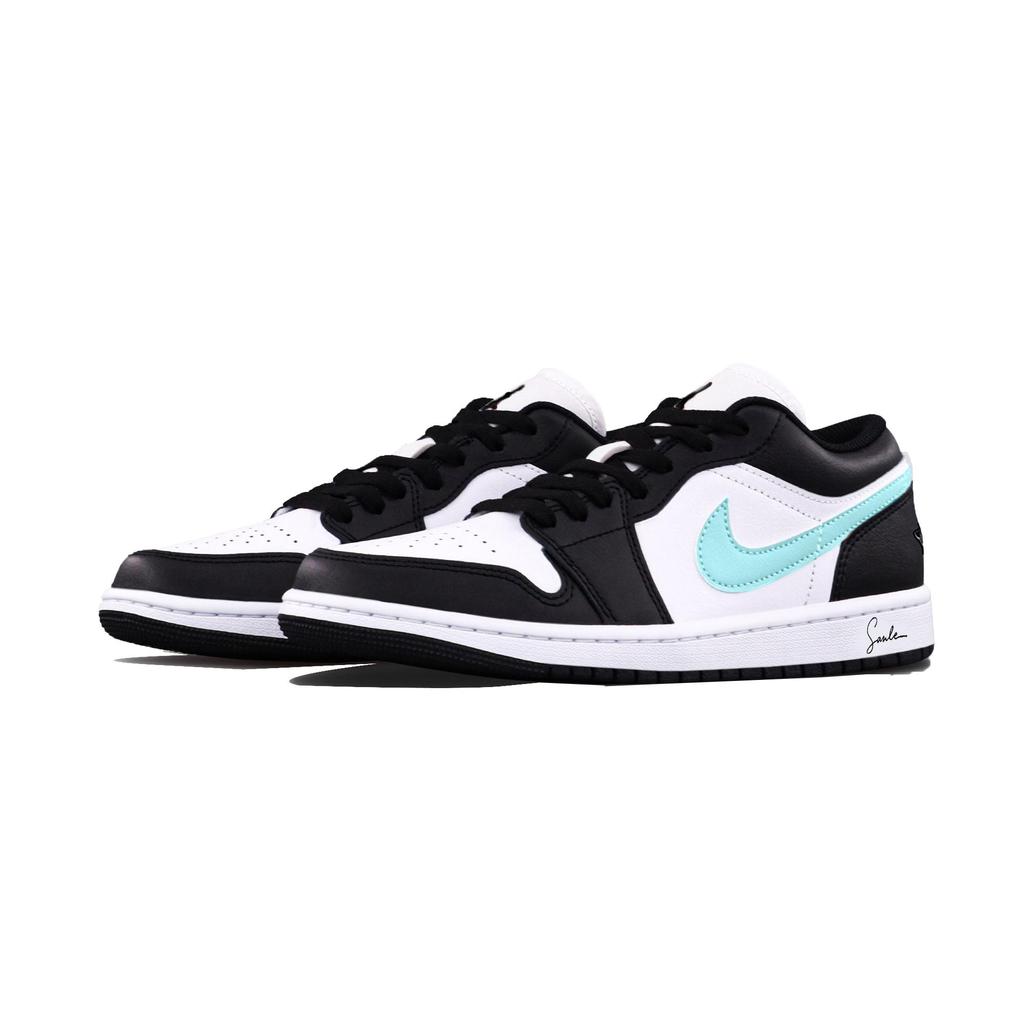 Jordan Air Jordan 1 Tiffany Low top Vintage Basketball Shoes Women's White Green DC0774-101(Team2267-)