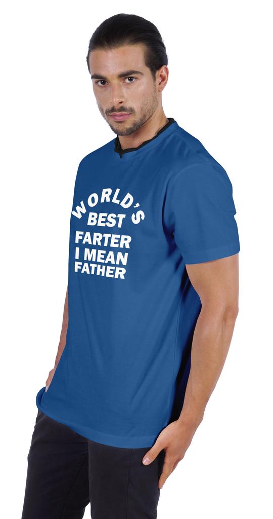 Inkmeso Grafisches Zitat "Weltbester Pupser Ich meine Vater" T-Shirt Für den besten Papa Herren Trikot