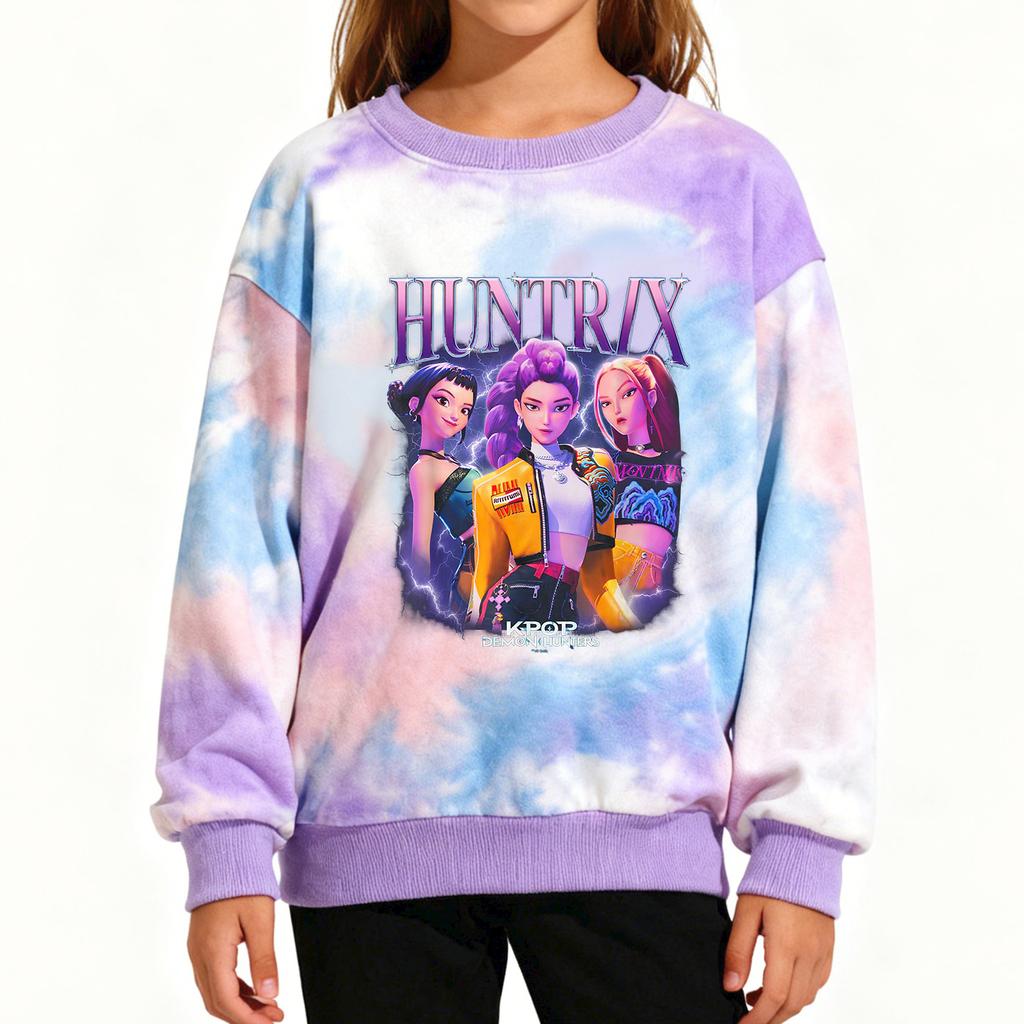 Children's Fashionable Casual Top Printed Pullover Sweatshirt
