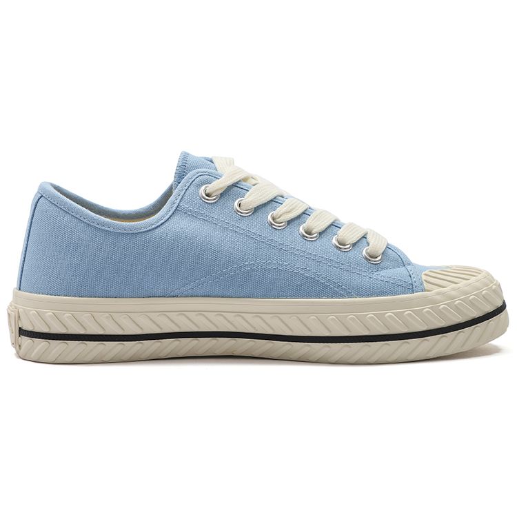 MLB Playball Origin Comfortable Durable Breathable Lightweight Low-Top Canvas Shoes Unisex Sneakers Light-Blue 3ACVVA11N-07BLL