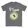 Men's T-Shirt Flowing Movie Cat Leisure Pure Cotton Tee Short Sleeve Cartoon Animated Movie T Shirts Crewneck Clothing Adult