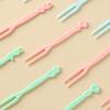 50Pcs/Set Fruit Fork Disposable Mini Home Dining Plastic Food Cake Fork Kitchen Supplies