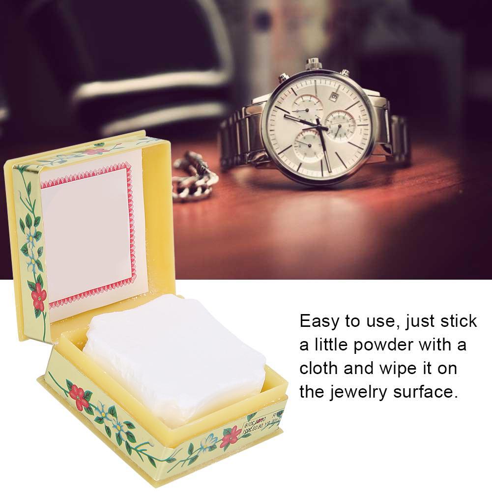Gold Silver Metal Rust Remover Polishing Powder Jewelry Watch Maintenance Cleaner