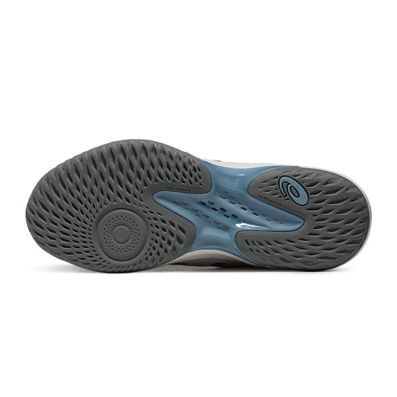 ASICS GELHOOP V17 Cushioning Abrasion Resistant Rebound Mid top Basketball Shoes Men's Gray/Blue 1063A101-020