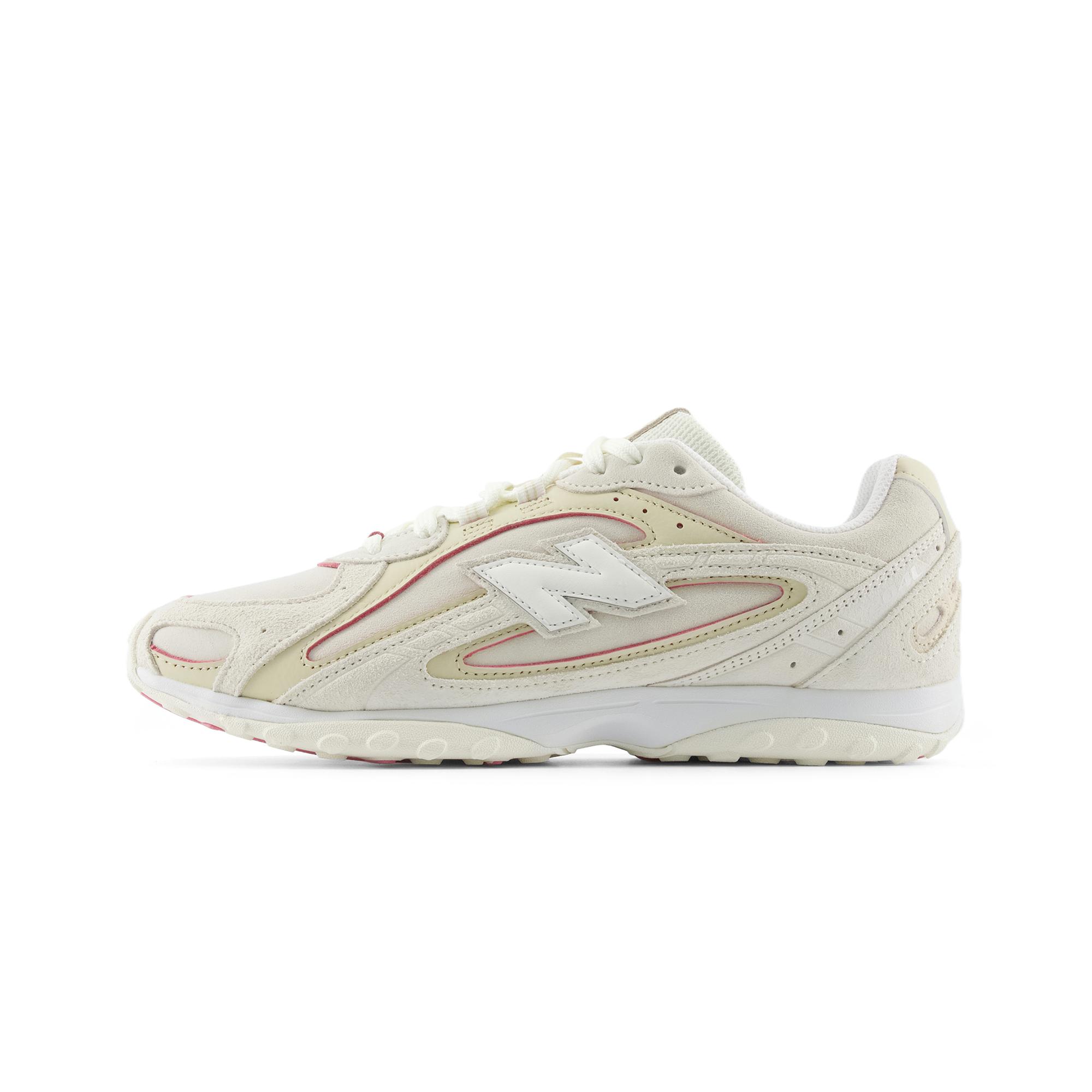 New Balance 204L Casual Shoes Unisex Low Top Beige White Red 36