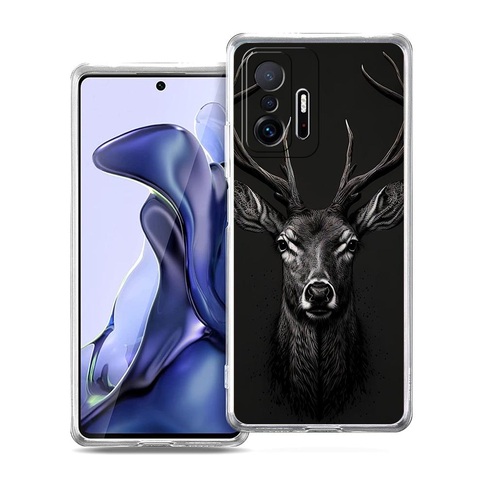 Camouflage-Handyhülle für die Hirschjagd für Xiaomi 14 13 12 Lite Mi 11 11X 13T 12T 11T Hülle für Poco X5 X4 X3 NFC F5 F4 M4 Pro 5G Schale