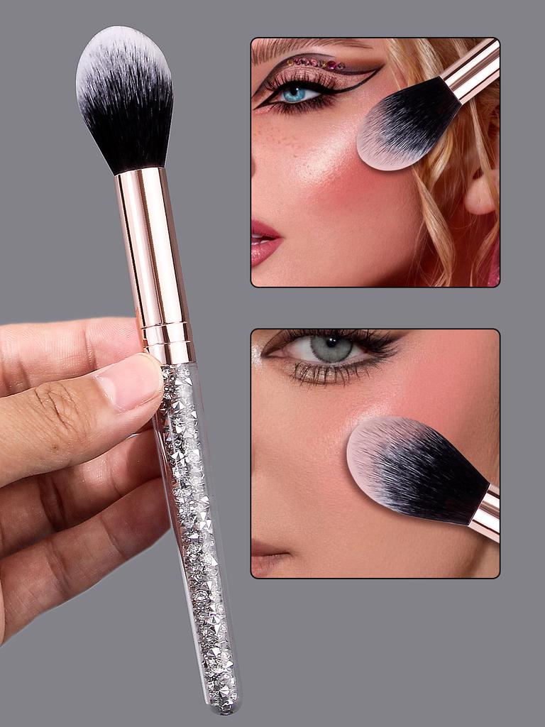 Hohes Erscheinungsbild, exquisiter Make-up-Pinsel mit Diamantgriff, flammweicher Borstenpinselkopf, Rougepinsel, High-Gloss-Pinsel