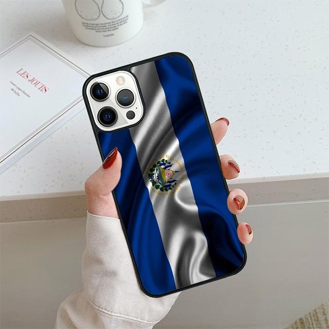 

El Salvador National Flag Phone Case For iPhone 17 Air 13 12 14 15 16 Cover For Apple Pro Max 6S Plus Coque iPhone 16e