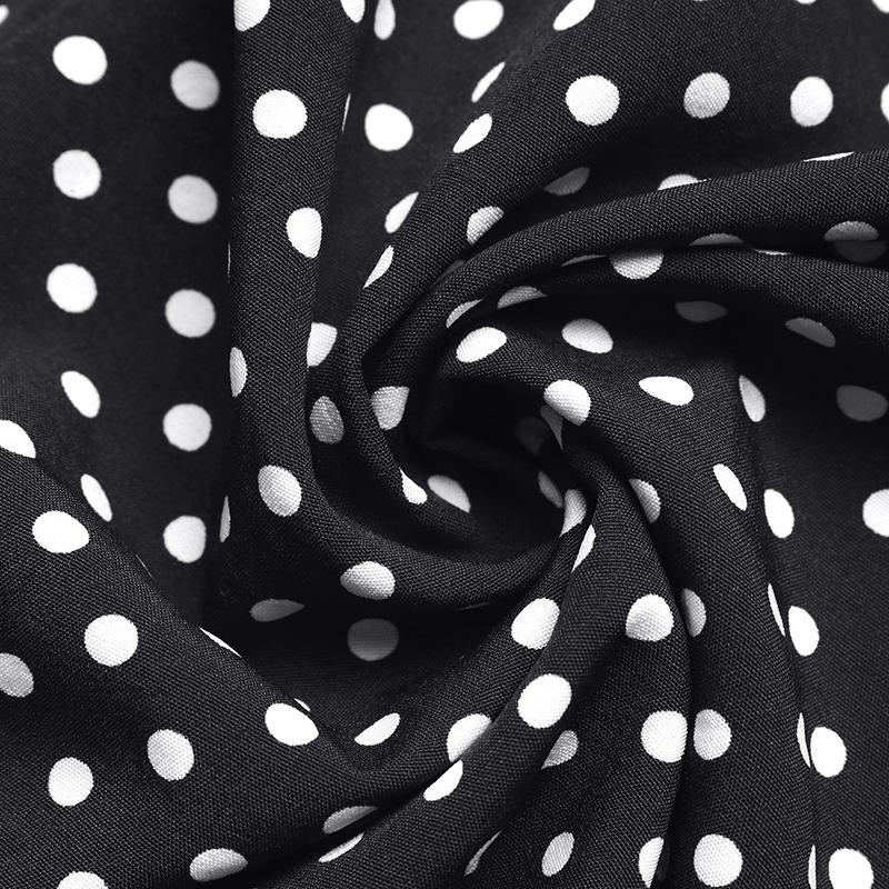 European & American Style Polka Dot Sleeveless Backless Long Dress (2026 New Summer Collection)