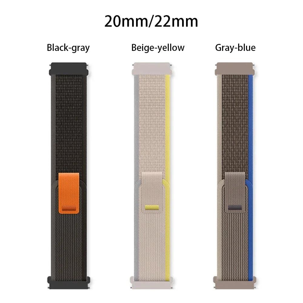 Nylon Trail Loop für Garmin Venu 3/Forerunner 255 245 265 Music/Vivoactive 4 3 Armband Venu 2 Plus Sportarmband 20mm 22mm Armband