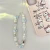 INS Star Pearl Beads Phone wrist Srtap Chain Trendy Pendant Universal Accessories Bracelet Hanging Rope For Girl Pendant