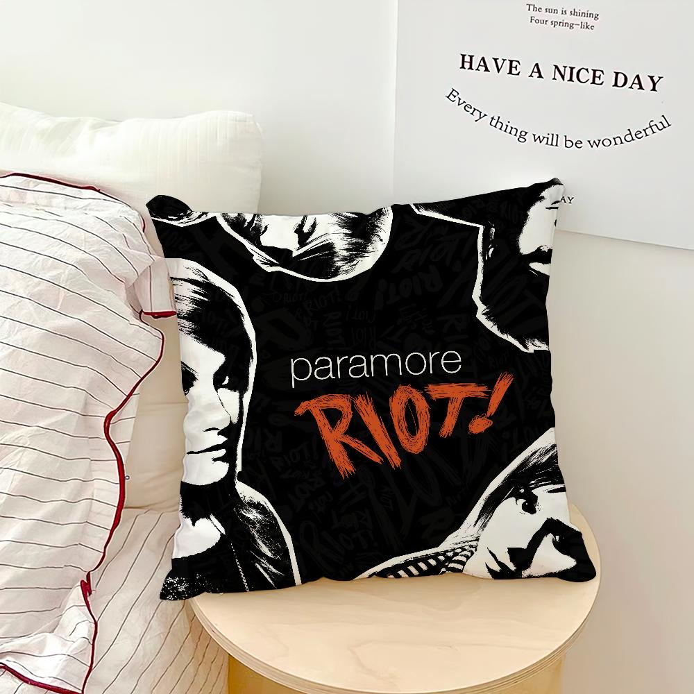 cool fashion Band PParamore cushion cover Comfort soft Pillowcase hogar Sofa Living Room Home bedside Decor pillowcovers Gift