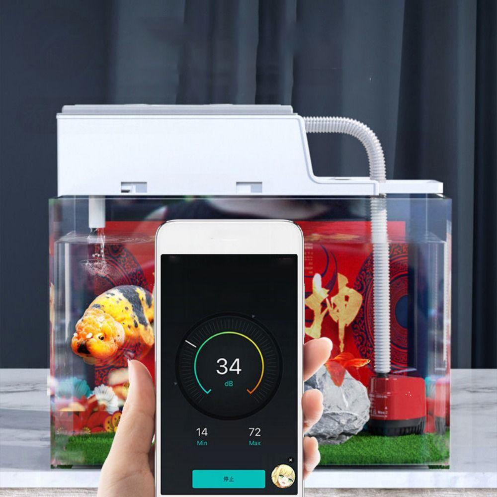 Skalierbare Aquarium-Filterbox Wandmontage Sauerstoffzirkulation Pumpen Aquarium