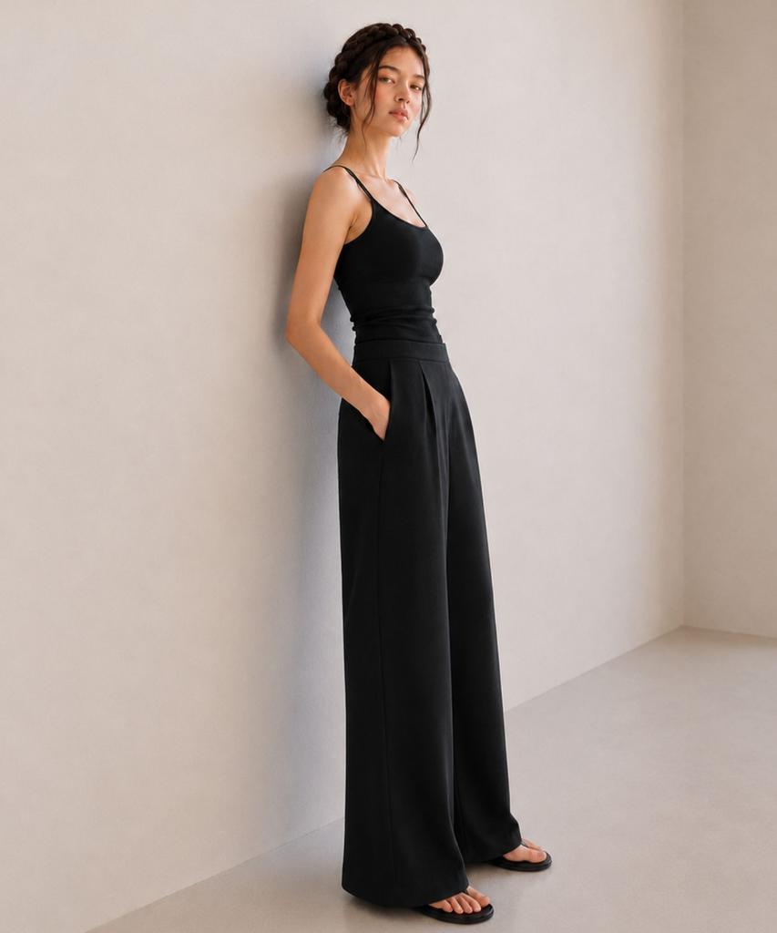 BLACRUSH Ice Cooling Wide Pants / Black