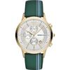 Renato Silver Green Leather Men's Quartz Chronograph AR11233 Watch