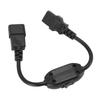 Power Extension Cable Switch IEC320 C14 Male To C13 Female 0.3 Meter Adapter Cable Power Supply Cord for Laptop Lamp