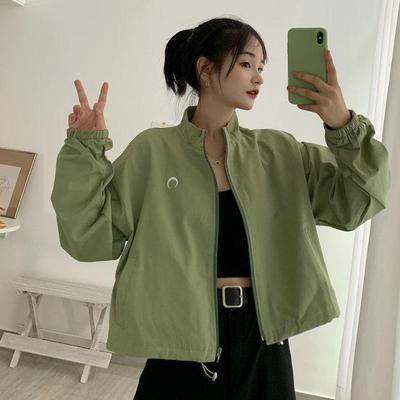Damsolskyddskläder Retro Kort Längd Student Koreansk Stil Lös Passform Sommar Harajuku Tunt Ytterplagg