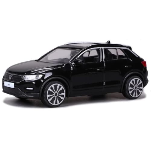 Bburago Volkswagen 1/43 Scale Diecast Model Car T-Roc SUV 2021 (Black)