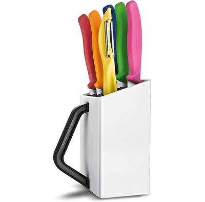 Σετ μαχαιριών SwissClassic Utility Block, 6 τεμάχια, πολύχρωμα (6.7127.6L14)