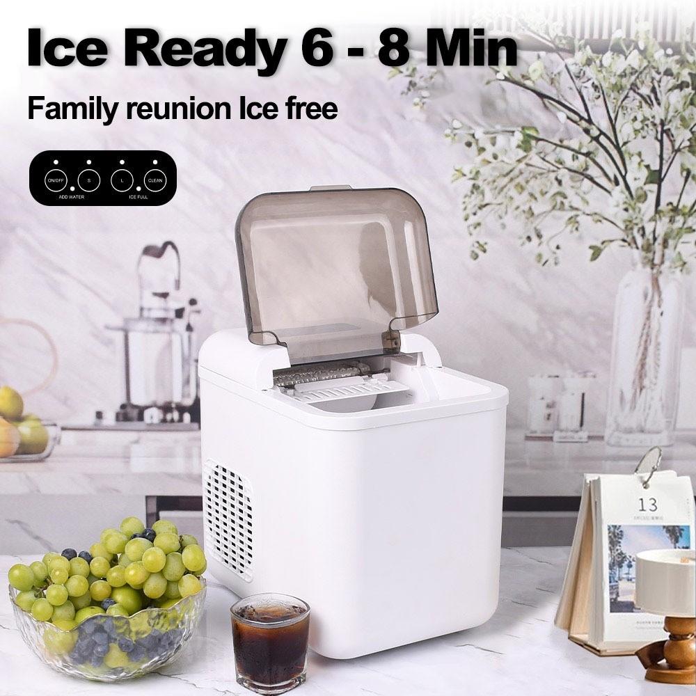 Household Bullet Shape Portable Ice Maker Machine Fast Icing Silent Operation Ice Making Machine Automatic Self Clean Function