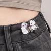  10Pairs Animal Waist Tighteners Adjustable Pants Waist Button Waist Extenders