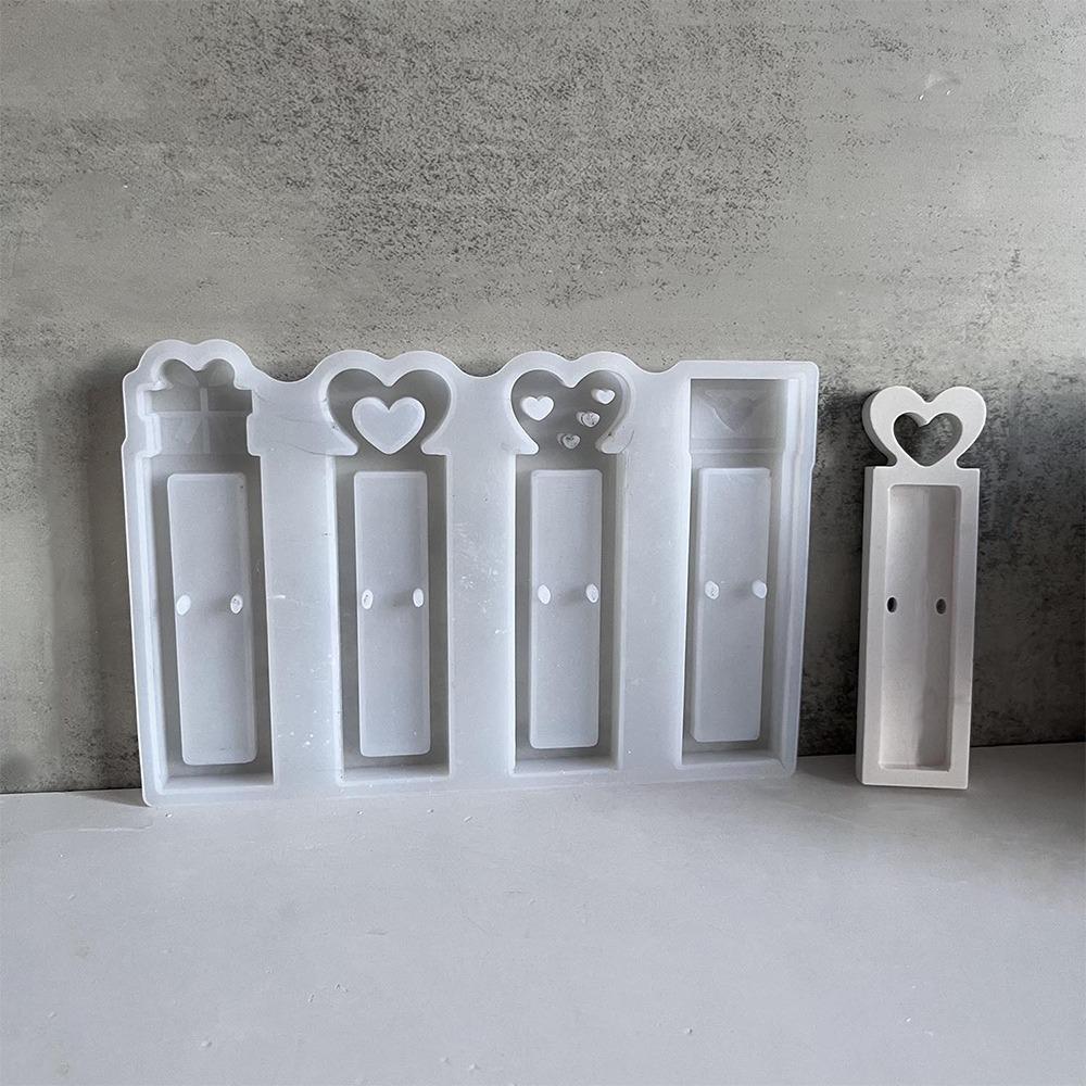 Cute Valentine's Day Cash Gift Box Mold 4 Holes Gift Money Holder Casting Molds  Home Festive Decor