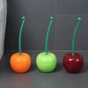 Toilet Bowl Brush Cherries Shape Ergonomic Design Safe Material Effective Cleaning