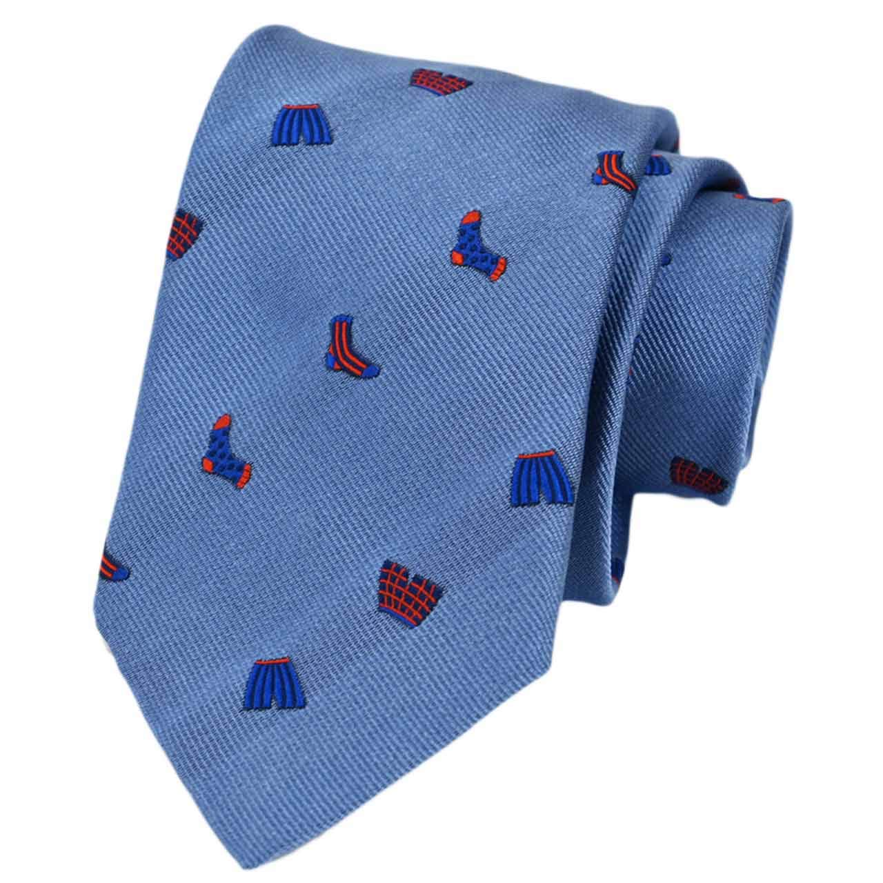 Paul Smith necktie, brand name necktie (8cm wide), merchandise (light bluered (PS142)) [item]