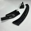 Compatible BMW G80/G82 V Style M3/M4 Three-Section Front Lip Carbon Fiber Pattern Kit - Bright Black