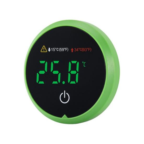 

Fish Tank Thermometer LED Display Touch Screen Celsius Fahrenheit Digital Aquarium Thermometer High Accuracy Wireless Temperature Measurement with Max зелёный