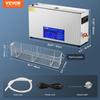 10L Ultrasonic Gun Cleaner 300W Ultra Sonic Cleaner Timer Heater Basket