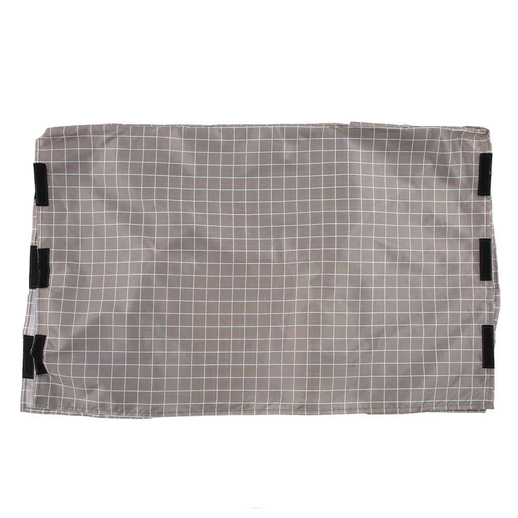 Dog Cage Protection Cover Waterproof Dustproof Oxford Cloth Pet Kennel Cover with Storage BagBrown