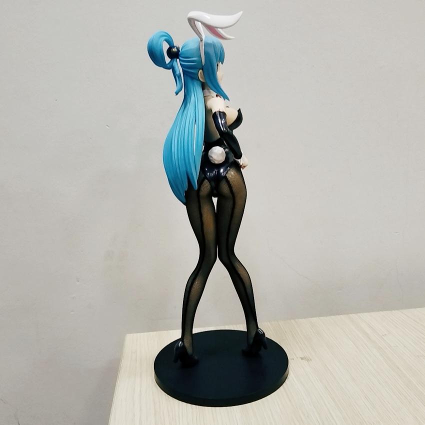 38CM Původní B-STYLE KonoSuba 2 Aqua Bunny Ver Zajíček dívka figurka PVC Akční Hra pro dospělé Socha Sběratelský Model Hračka Panenka dárek