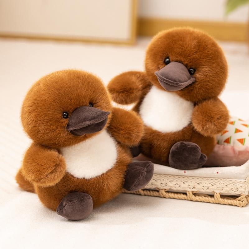 22cm Kawaii Soft Platypus Plush Toy 15cm Lifelike Platypus Plush Pendant Bagpack Decor Funny Keychain Kid Birthday Xmas Gift
