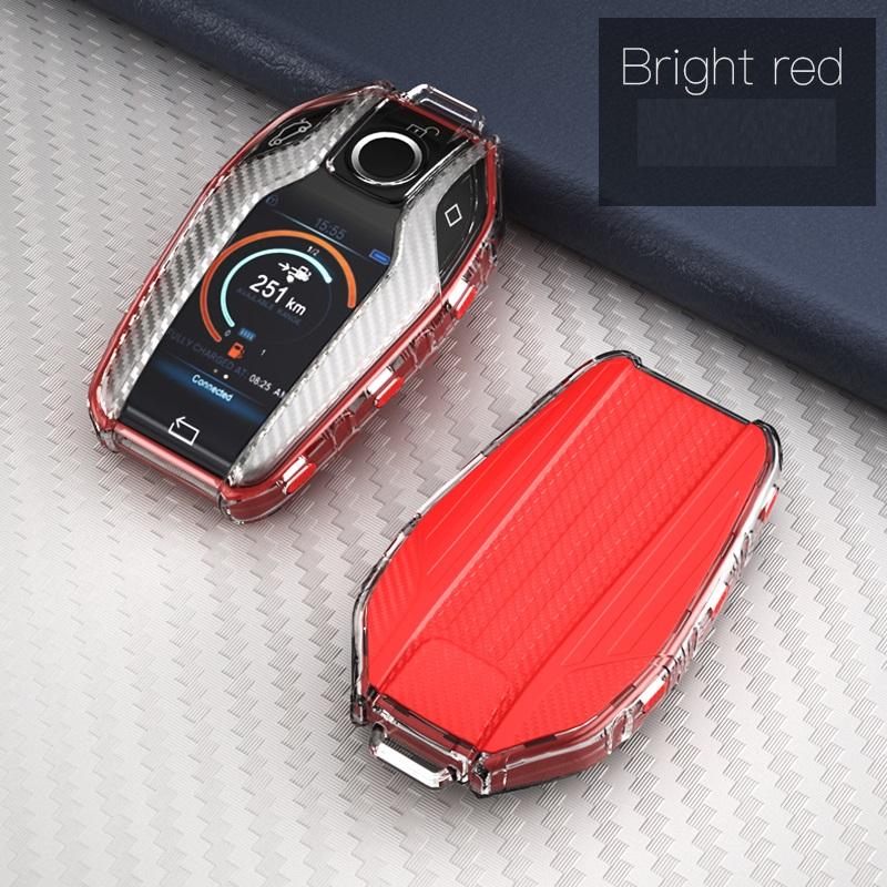 TPU Car Fully Key Case LED Display Key Cover Case for BMW 5 7 Series G11 G12 G30 G31 G32 I8 I12 I15 G01 X3 G02 X4 G05 X5 G07 X7