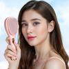 Self Cleaning Hair Brush for Women,Retractable Hairbrush Easy Clean,Anti Static Massage Brush,Rotary Telescopic Structure