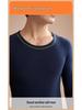 Conjunto de Ropa Interior Térmica para Hombre Juyitang Negro y Dorado - Cálido, Engrosado Otoño/Invierno Camiseta y Pantalones
