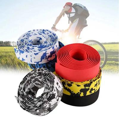2 stücke Fahrrad Lenker Band Kork Lenker Band Lenkrad Abdeckung Radfahren Griff Nicht-slip Gürtel Gummi Band Bike Bandage Zyklus