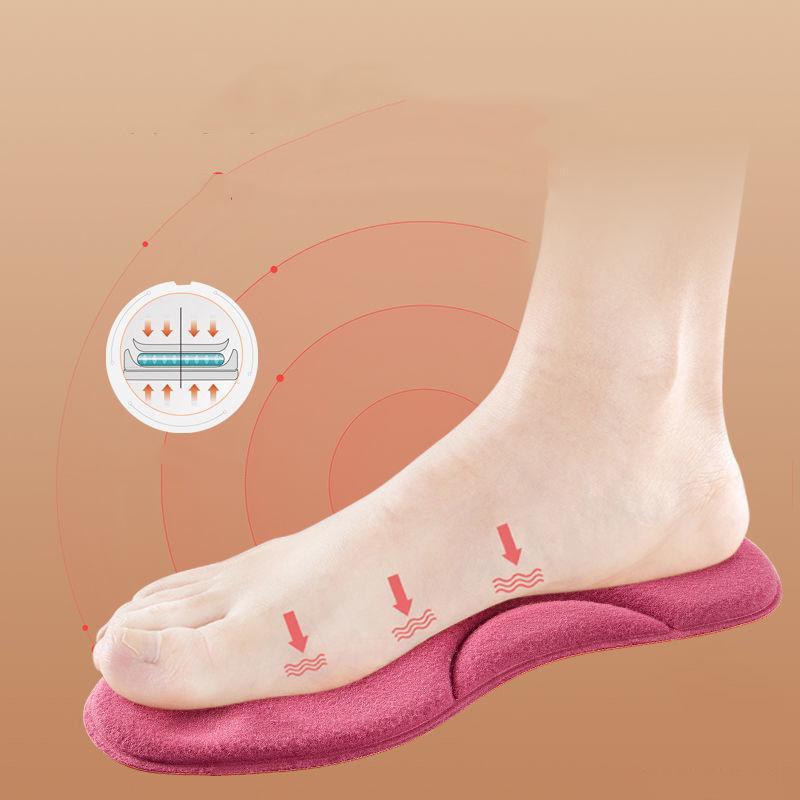 Self Heated Thermal Insoles for Feet Warm Memory Foam Arch Support Insoles for Men and Women Winter Sports Shoes Self-heating Shoe Pads