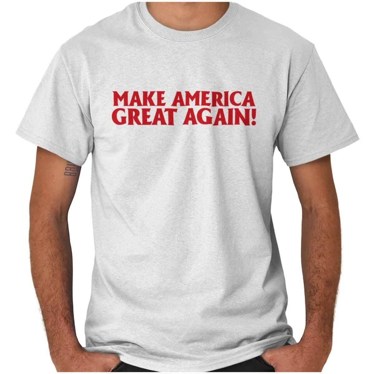 Make America Great Again Donald Trump USA Womens or Mens Crewneck T Shirt Tee XXXL