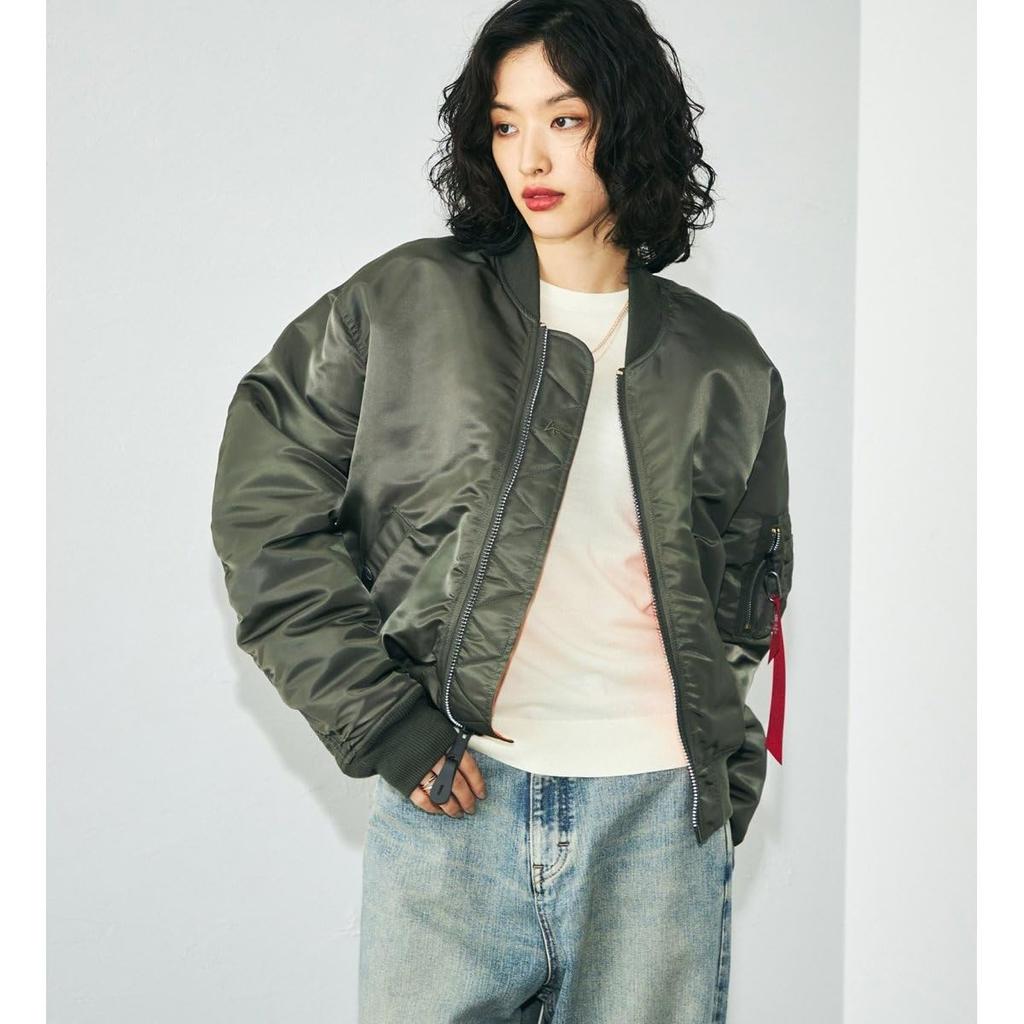 Alpha Industries Short Dark Green Women's MA-1 Jacket,