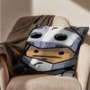 Game Blue Red Castle Crashers Pillow Case Anti-dustmite Pillowcase Invisible zipper silky short plush Sofa cushion cover