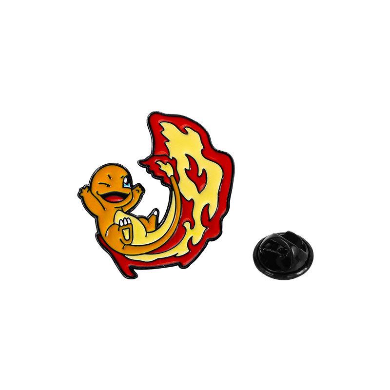 

Film and Television Animation Pokémon Pokémon Cartoon Brooch Pikachu Little Fire Dragon Wonderful Frog Seed Squirtle Badge