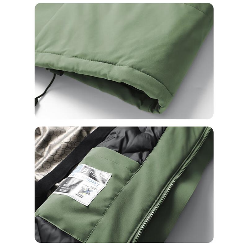 JEEP SPIRIT Men's Thickened Padded Jacket