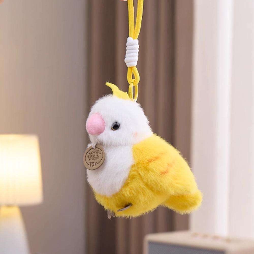 Plush Animal Parrot Plush Pendant Simulation Standing Shoulder Animals  Birthday Gifts