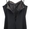 Louis Vuitton Cami One Piece M Black Series Back Zip Women Used