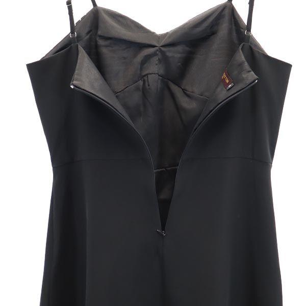 Louis Vuitton Cami One Piece M Black Series Back Zip Women Used