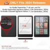 Hand Support Case Acrylic Back Shockproof Protective Shell Leather for Kindle Paperwhite 12th Gen/ Colorsoft 2025 7 inch