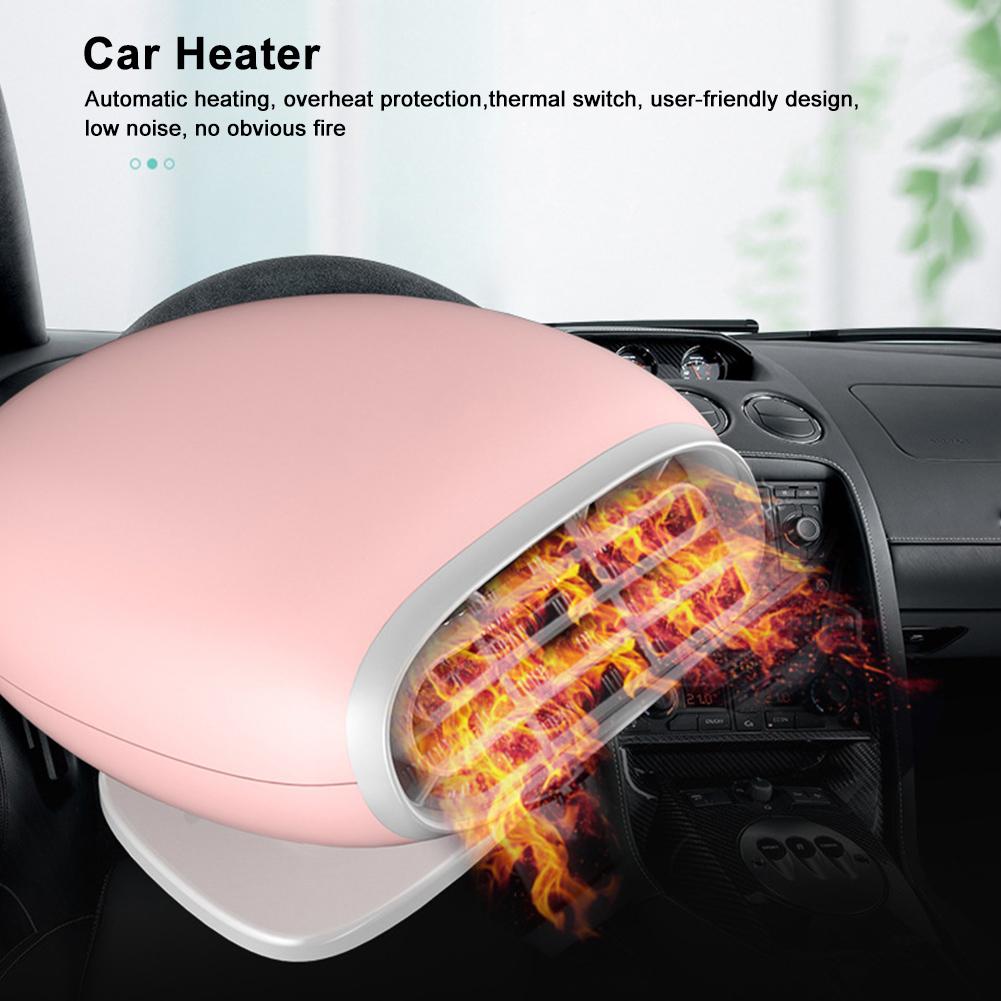 Car Heater Universal 12V Interior Heating Fan Window Mist Remover 12V