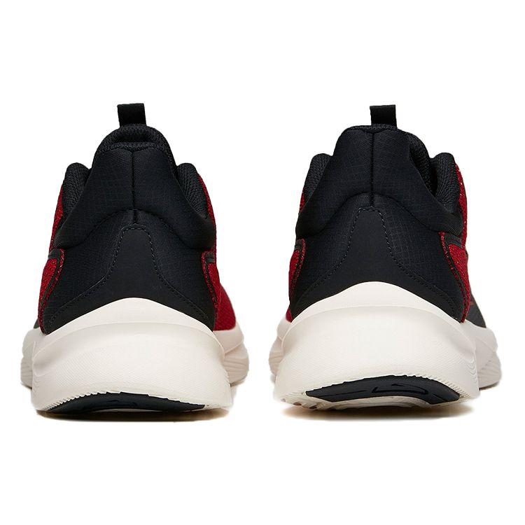 Anta Infinite Series Sports Shock Absorption Breathable Lightweight Supportive Non-Slip Low-Top Running Shoes Men sneaker Black Red 112115583-6